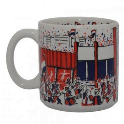 Caneca KazzaVip do Paraná Cerâmica 360 ML Estádio Vila Capanema Licenciada Branco