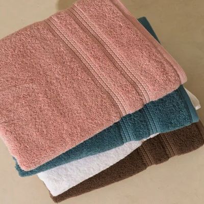 Kit 02-Toalha de Rosto KazzaVip Felpuda 100% Algodão Lucca 45cmx80cm Sortido