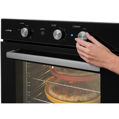 Forno Elétrico de Embutir Fischer Infinity 78 Litros com Grill - 40370 Preto / 110V