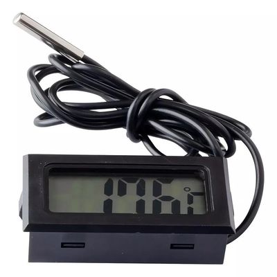 Termômetro Digital com Sonda LCD Multiuso Aquário Freezer Geladeira Yeet