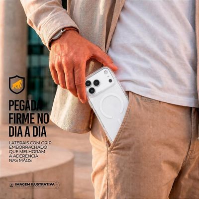 Capa case capinha para iPhone 17 Pro - Akroma Magsafe - Branca - Gshield