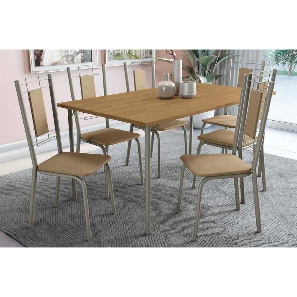 Mesa Sala Sena 90 + 4 Cad Florença Niquel/Cap Kappesberg