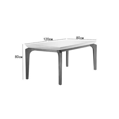 Mesa Cozinha Londrina + 4 Cad Amsterdã Imbu/Creme Rufato