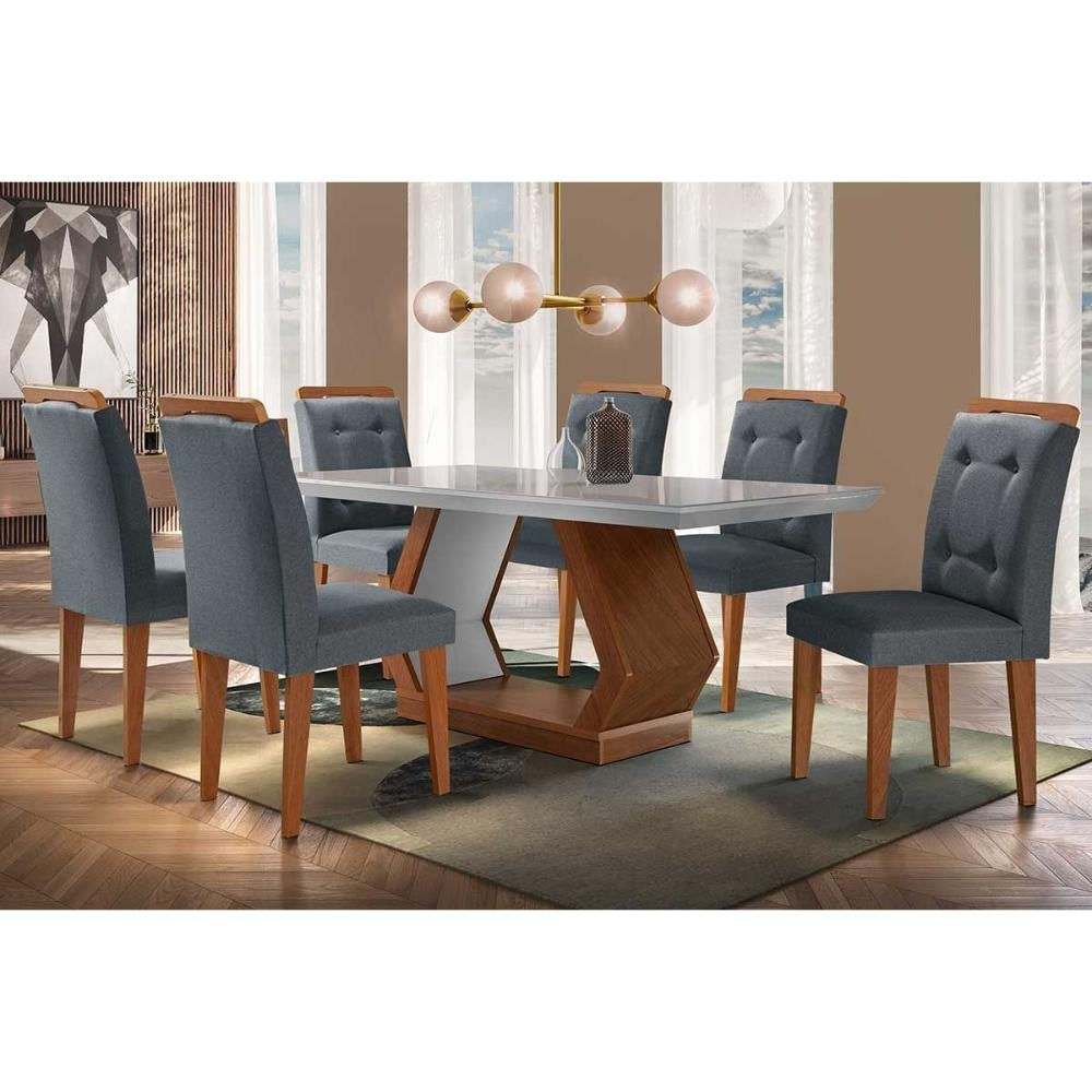 Mesa Sala Alvorada 180 + 6 Cad Imperatriz Capuccin Rufato