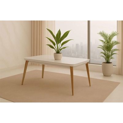 Mesa Cozinha Havana 180 + 6 Cad Dafne Natural/Capucci Rufato