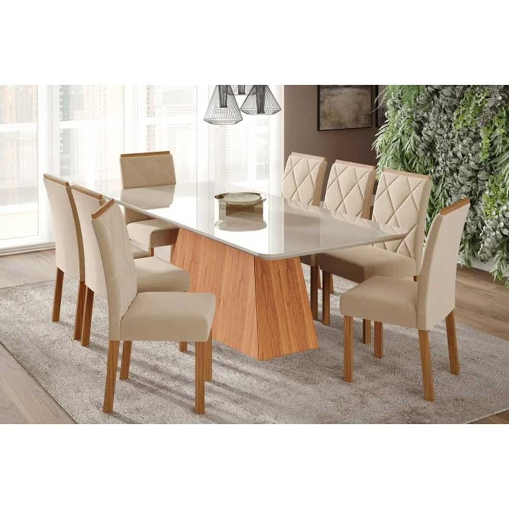 Mesa Sala Helena 210 + 8 Cad Fernanda Cinamomo Cimol