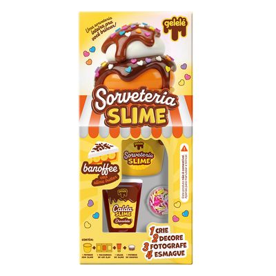 Slime Sorvete Banoffe Doce Brinquedo