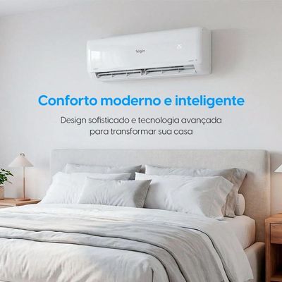Ar Condicionado 24000 BTUs Split Hi Wall Inverter Elgin Quente e Frio Eco III 220V