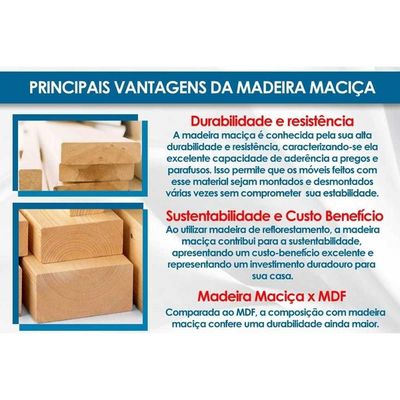Mesa Cozinha Pietá 120 + 4 Cad Dafne Natural/Capucci Rufato