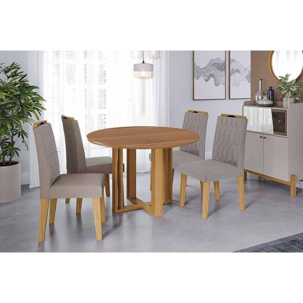Mesa Sala Flora 109 + 4 Cad Paola Cinamomo Cimol