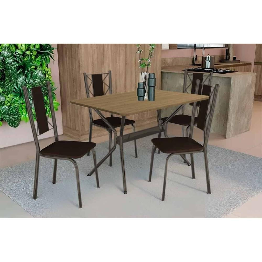 Mesa Sala Loire 136 + 4 Cad Lisboa Bronze Kappesberg