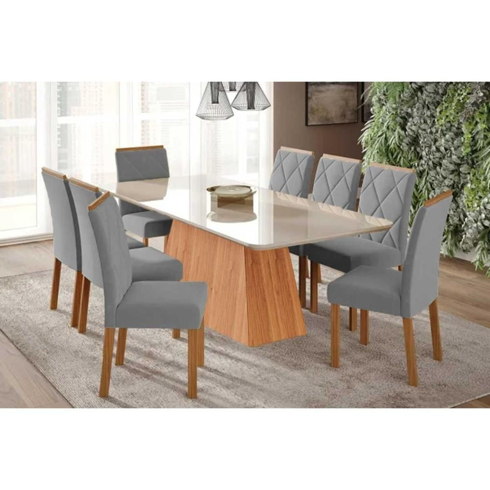 Mesa Sala Helena 210 + 8 Cad Fernanda Cinamomo Cimol