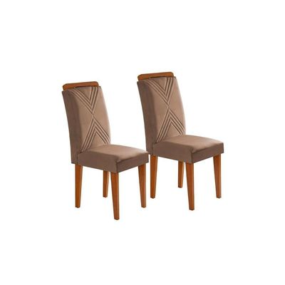 Mesa Cozinha Londrina 180 + 6 Cad Amsterdã Capuccino Rufato