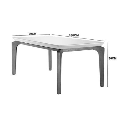 Mesa Sala Londrina 180 + 6 Cad Londrina Capuccino Rufato