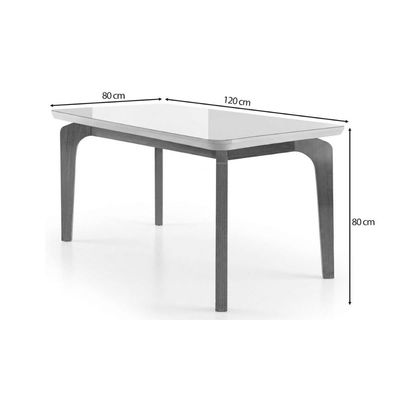 Mesa Cozinha Londrina 120 + 4 Cad Londrina Capuccino Rufato