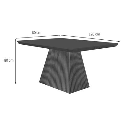 Mesa Cozinha Luna 120 + 4 Cad Londrina Capuccino Rufato