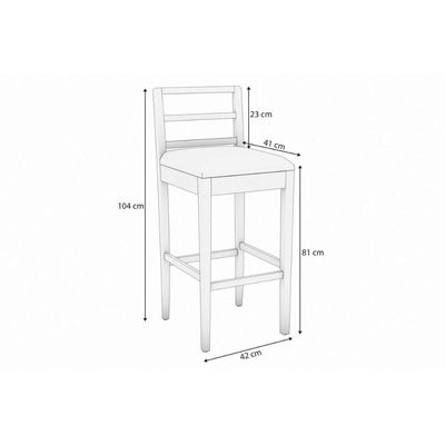 Kit 4un Banquetas Cozinha Sofia Carvalho Kappesberg