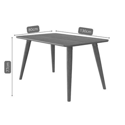 Mesa Cozinha Adele 130 + 4 Cad Juliana Cinamomo Cimol