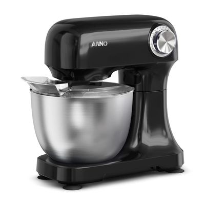 Batedeira Planetária Arno Bake Easy KM10 500W 3,5L 12 Velocidades Preto / 220