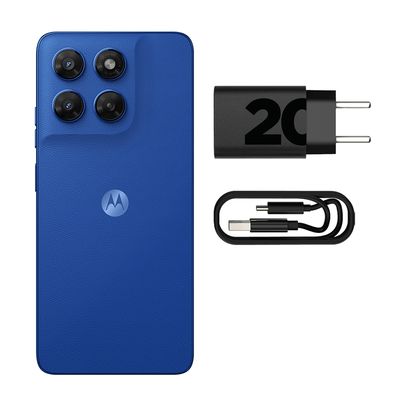 Smartphone Motorola Moto G47 6.7 256GB 5G Câmera Dupla 50MP Azul Náutico