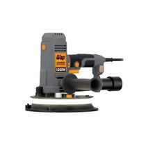 Lixadeira de Parede WAP WF LP01 1200W com LED Coletor de Pó e 5 Velocidades Cinza e Laranja
