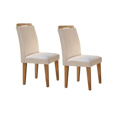 Mesa Cozinha Berlim 120 + 4 Cad Athenas Capuccino Rufato