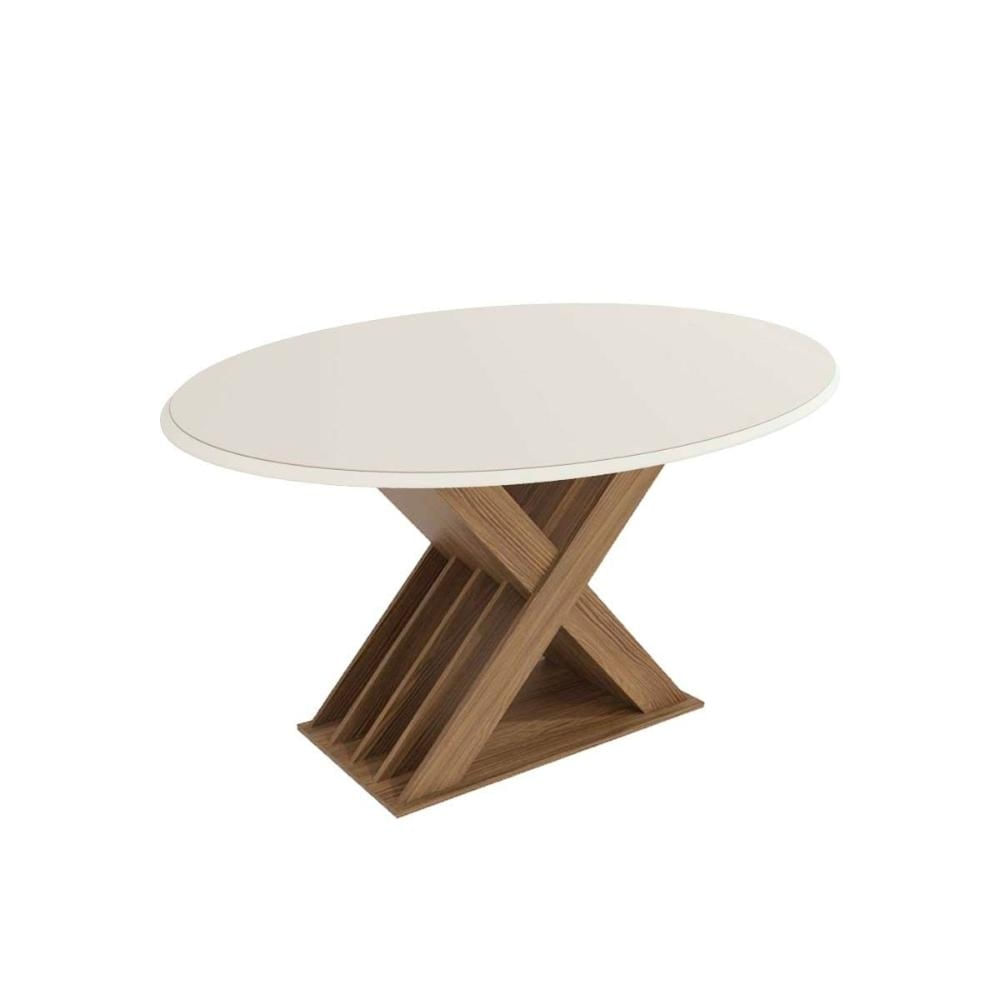 Mesa Cozinha Graviola Madeirada/Vidro 180cm Canela Kappesberg