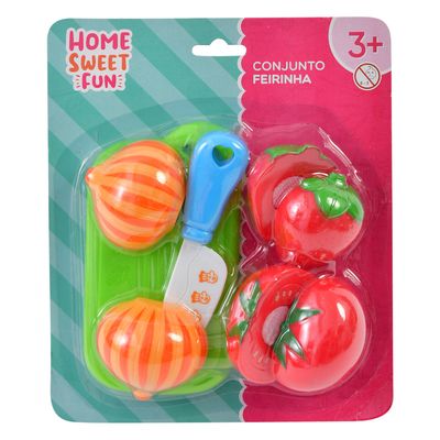 Conjunto Frutinhas Crec Crec Home Sweet Fun Play&Fun Sortido