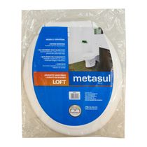 Assento Sanitário Loft Metasul Branco
