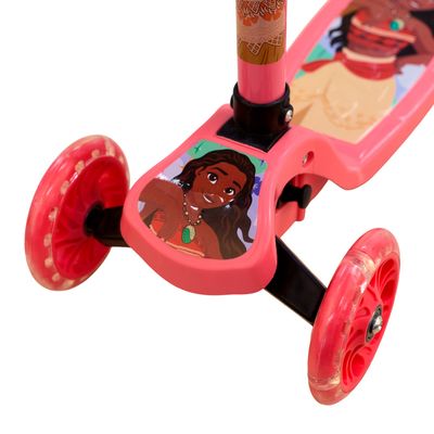 Patinete 3 Rodas Moana Disney Rosa