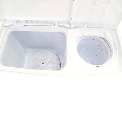 Máquina de Lavar Praxis 10Kg Lava 4 Kg e Centrifuga 6 Kg Twin Tub 2 em 1 Lava e Centrifuga Branco / 110v