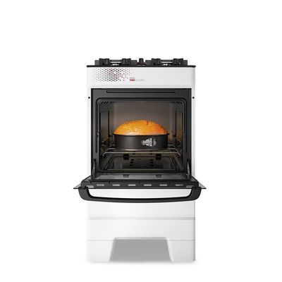 Fogão Esmaltec Ideal Top Glass 4 Bocas com Acendimento Automático e Mesa de Vidro Branco / Bivolt