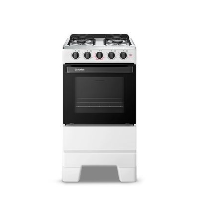 Fogão Esmaltec Ideal Pop 4 Bocas com Mesa em Inox Branco