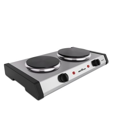 Fogão Elétrico Britânia 2 Bocas Aço Inox BFG01A 127V