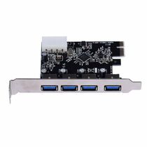 Placa Controladora Pci-E X1 Usb 3.0 5gbps Com 4 Portas USB