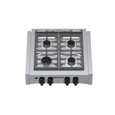 Fogao de Mesa de Embutir 4 Bocas Venax Temis Inox Gas Glp