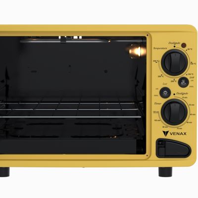 Forno Eletrico Luxo 45L Classic Vintage Amarelo 127 V