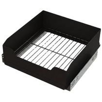 Gaveta Fruteira Deslizante Elite 37x37x13cm Preto Fosco Aço Carbono Schmitt Móvel Cozinha