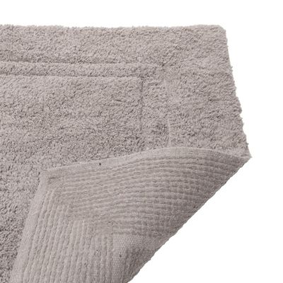 Tapete para Banheiro 50X80cm Algodão Almare Wolff Felpudo Cinza Quarto Lavabo Entrada