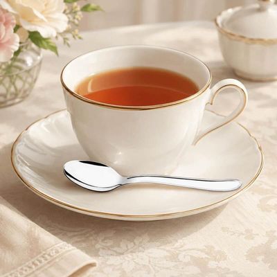 Faqueiro 36 Talheres para Sobremesa Colheres Chá Café Garfo Pequeno Aço Inox Turim