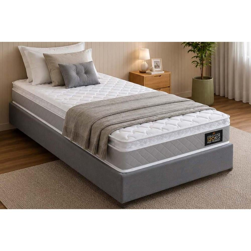 Colchão Solteiro Ortopédico Hellen D33 Magnum 88x188x19
