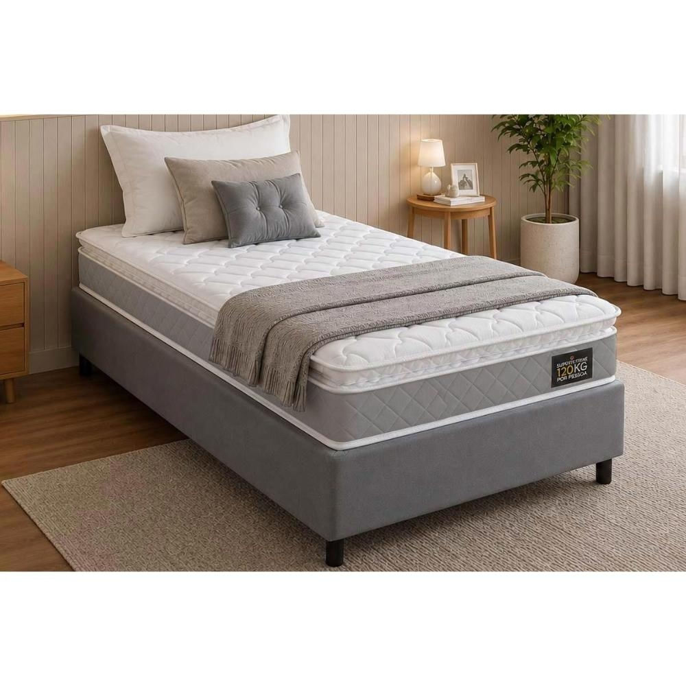 Cama Box CRC Solt +Colchão D33 Magnum Hellen 88