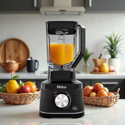 Liquidificador Philco PLQ15A Preto 1500W com 12 Velocidades Preto / 110