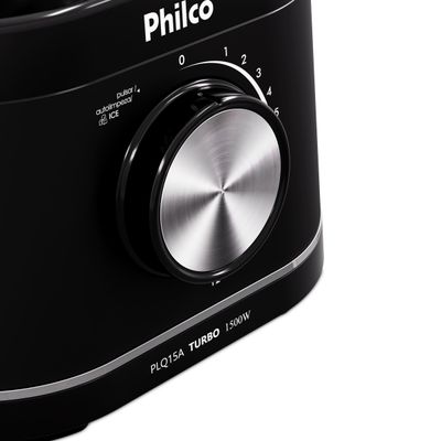 Liquidificador Philco PLQ15A Preto 1500W com 12 Velocidades Preto / 110