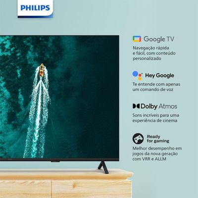 Smart TV 65" 4K Philips 65PUG7419/78 Google TV