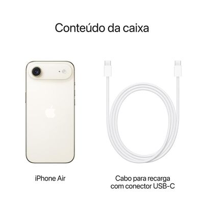 Apple iPhone Air 256GB 6,5" 48MP Dourado-Claro