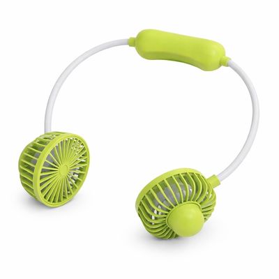 Ventilador de Pescoço Portátil Recarregável USB Rosa