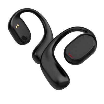 Fone Open Ear Condução Óssea Preto Case Display para