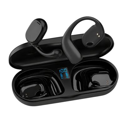 Fone Open Ear Condução Óssea Preto Bluetooth 5.3 para