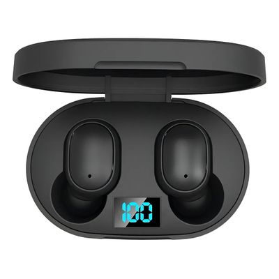 Fone Sem Fio Dots Preto Bluetooth Audio Claro Com Case